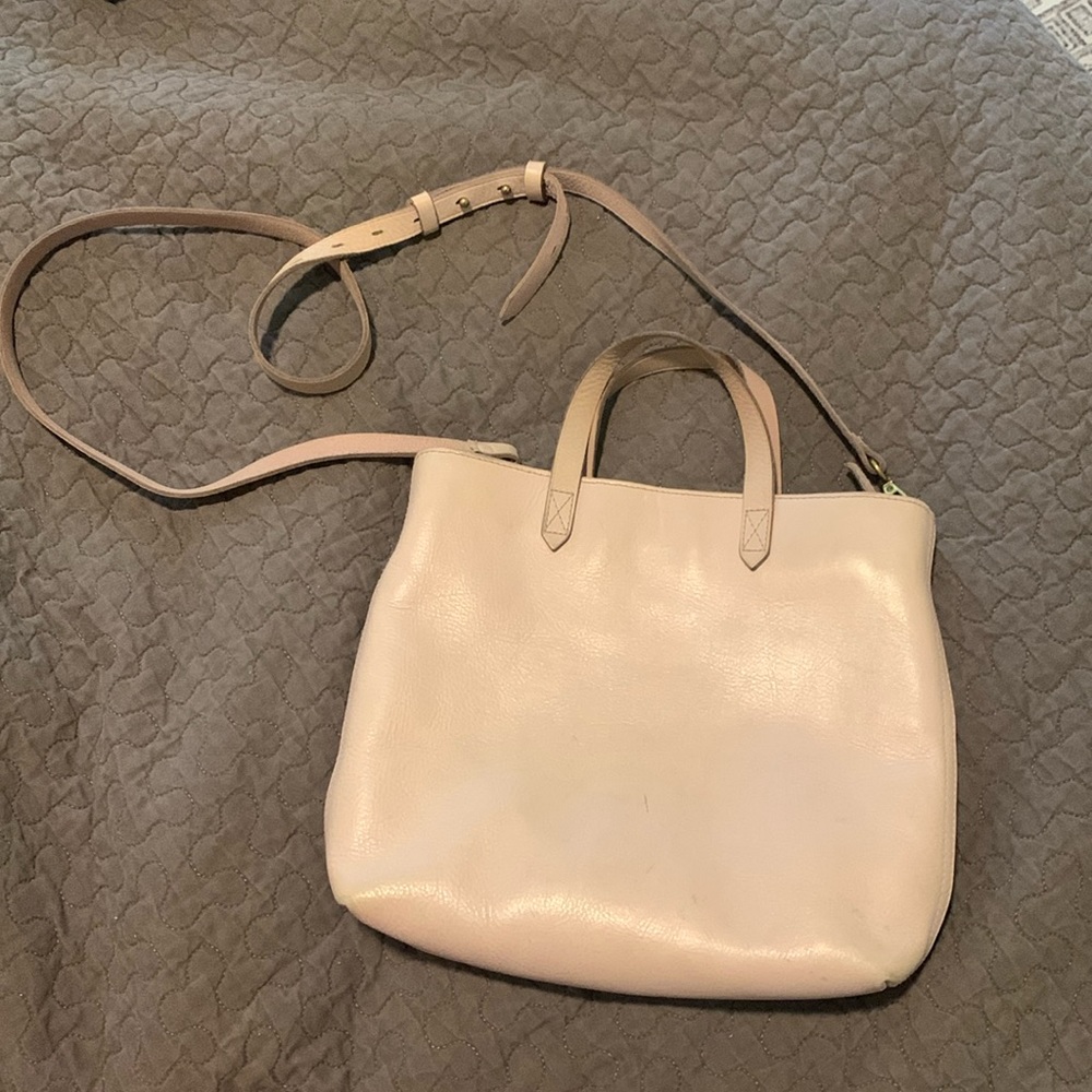 Madewell cross body bag in pink